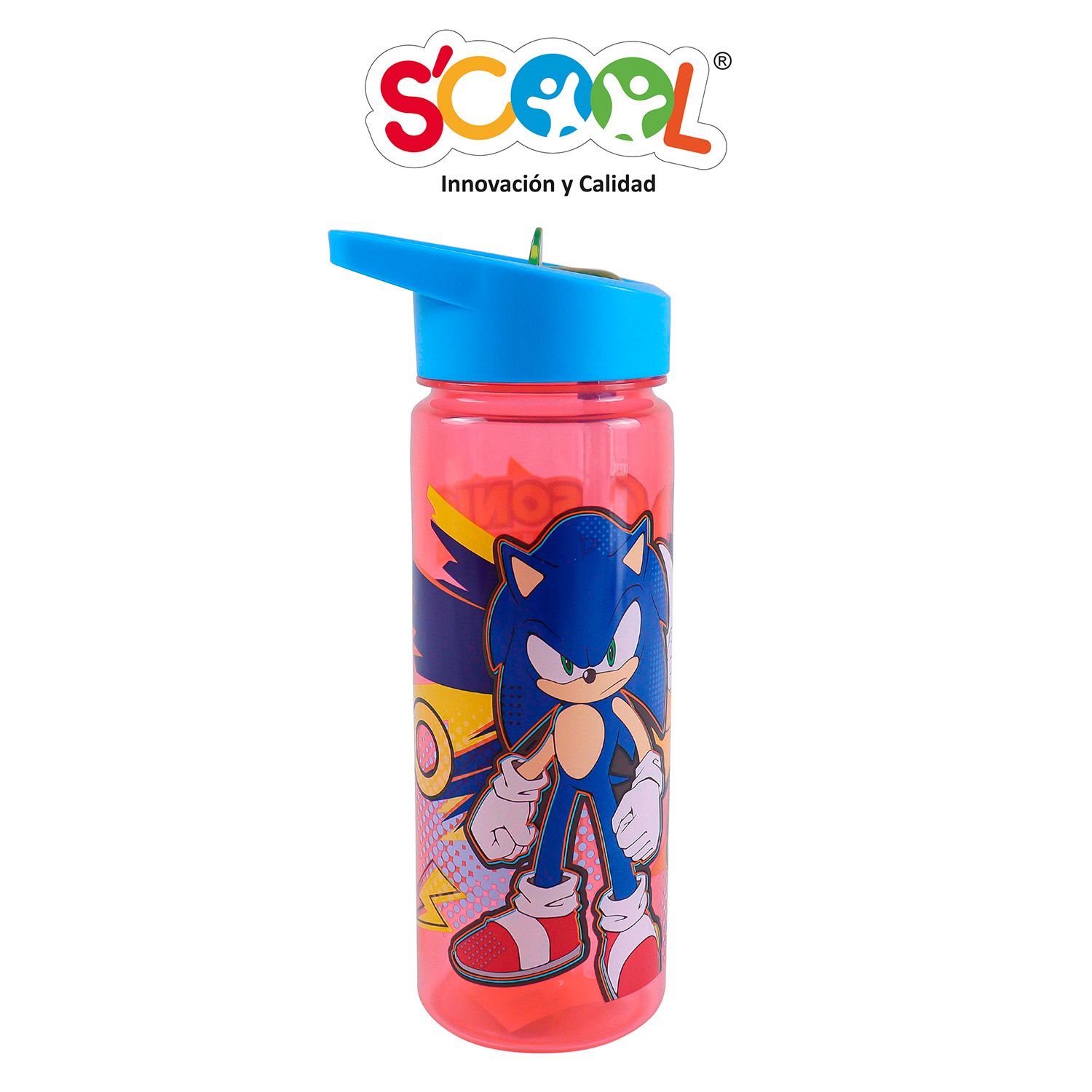 BOTELLA PP 590ML C/CAÑA SONIC