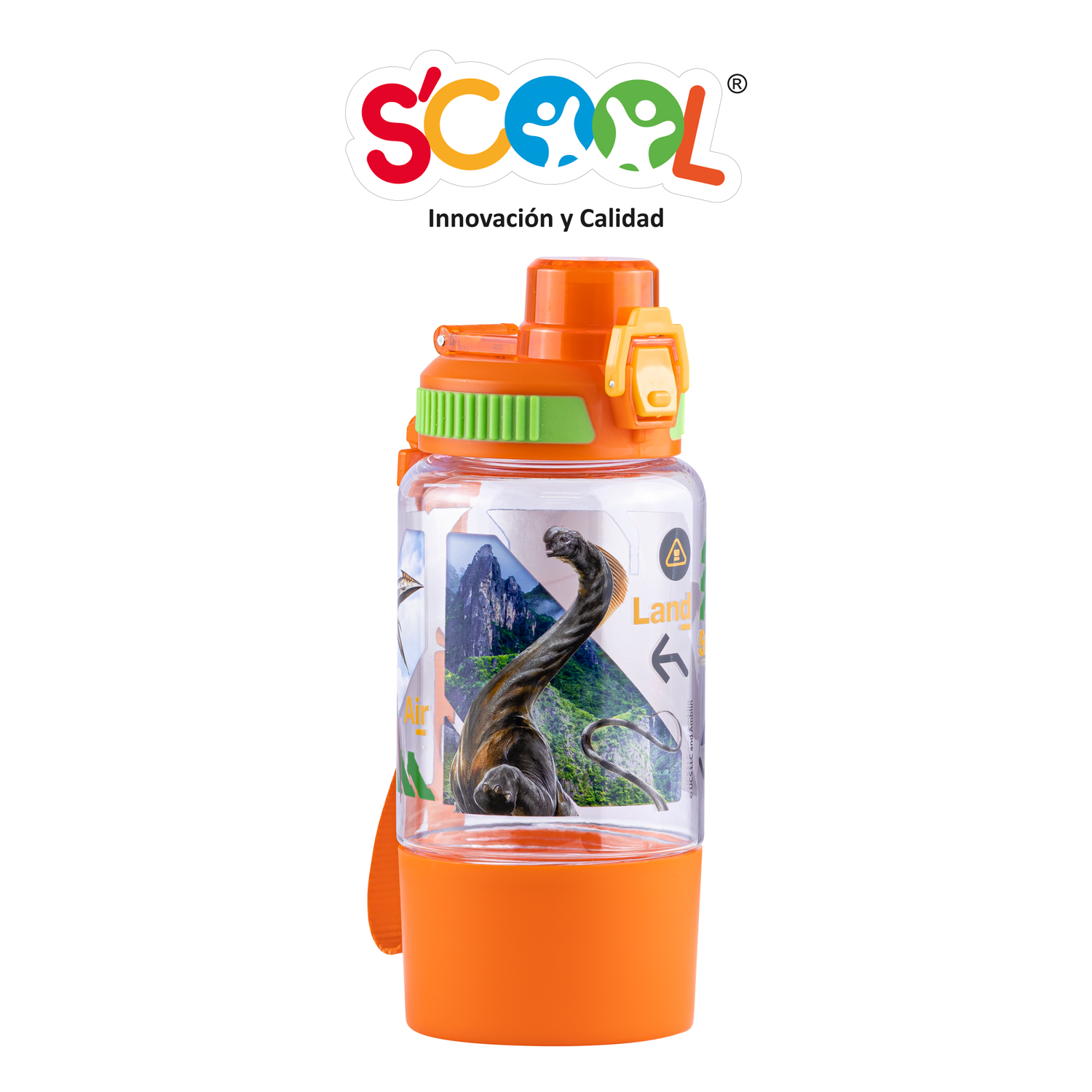 BOT PC SNACK 500ML JURASSIC
