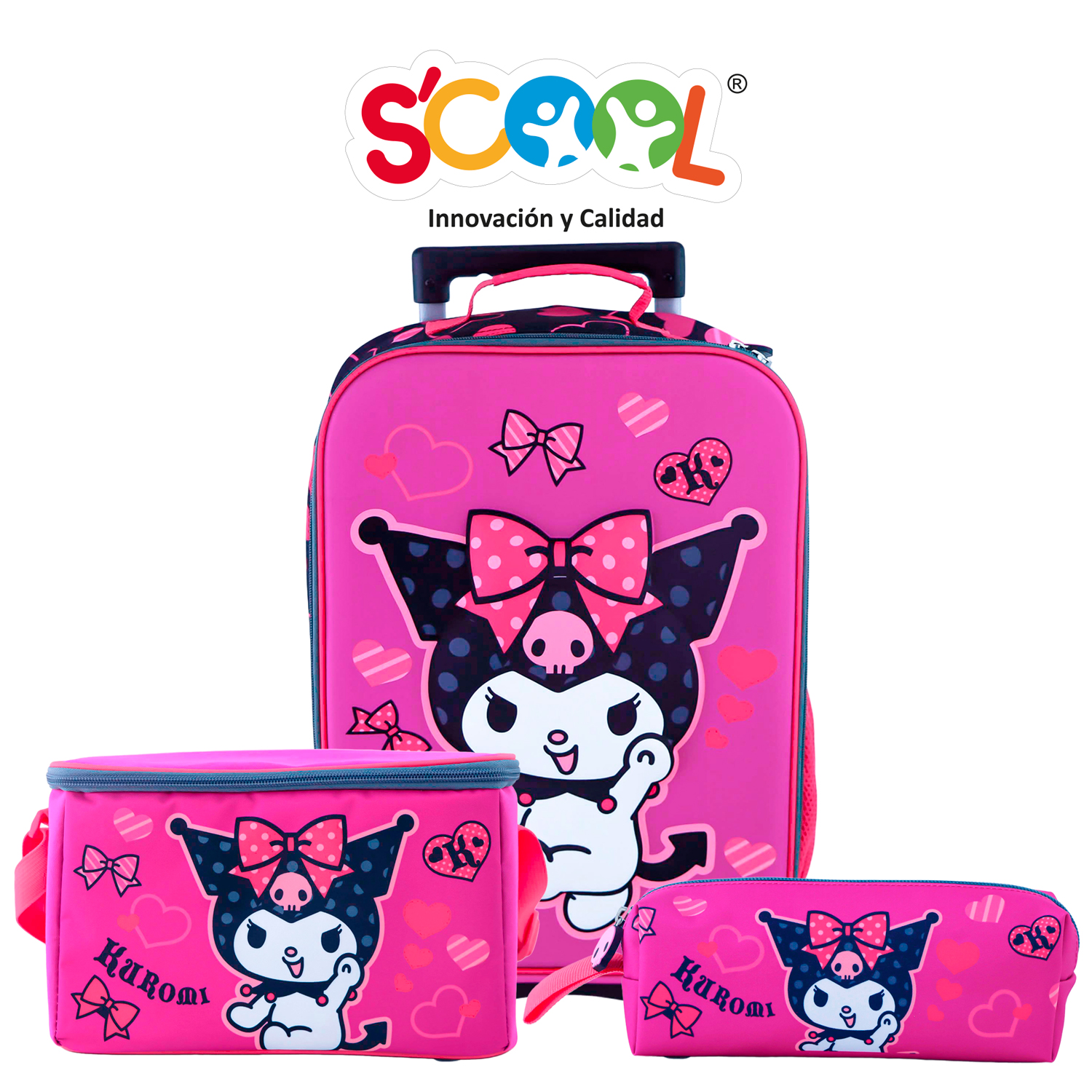 SET MALETA GDE EVA 3D KUROMI