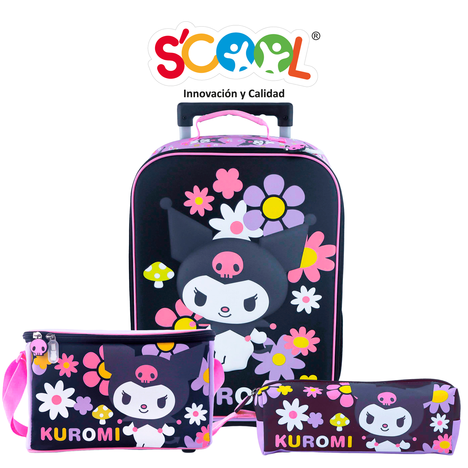 SET MALETA GDE EVA 3D KUROMI