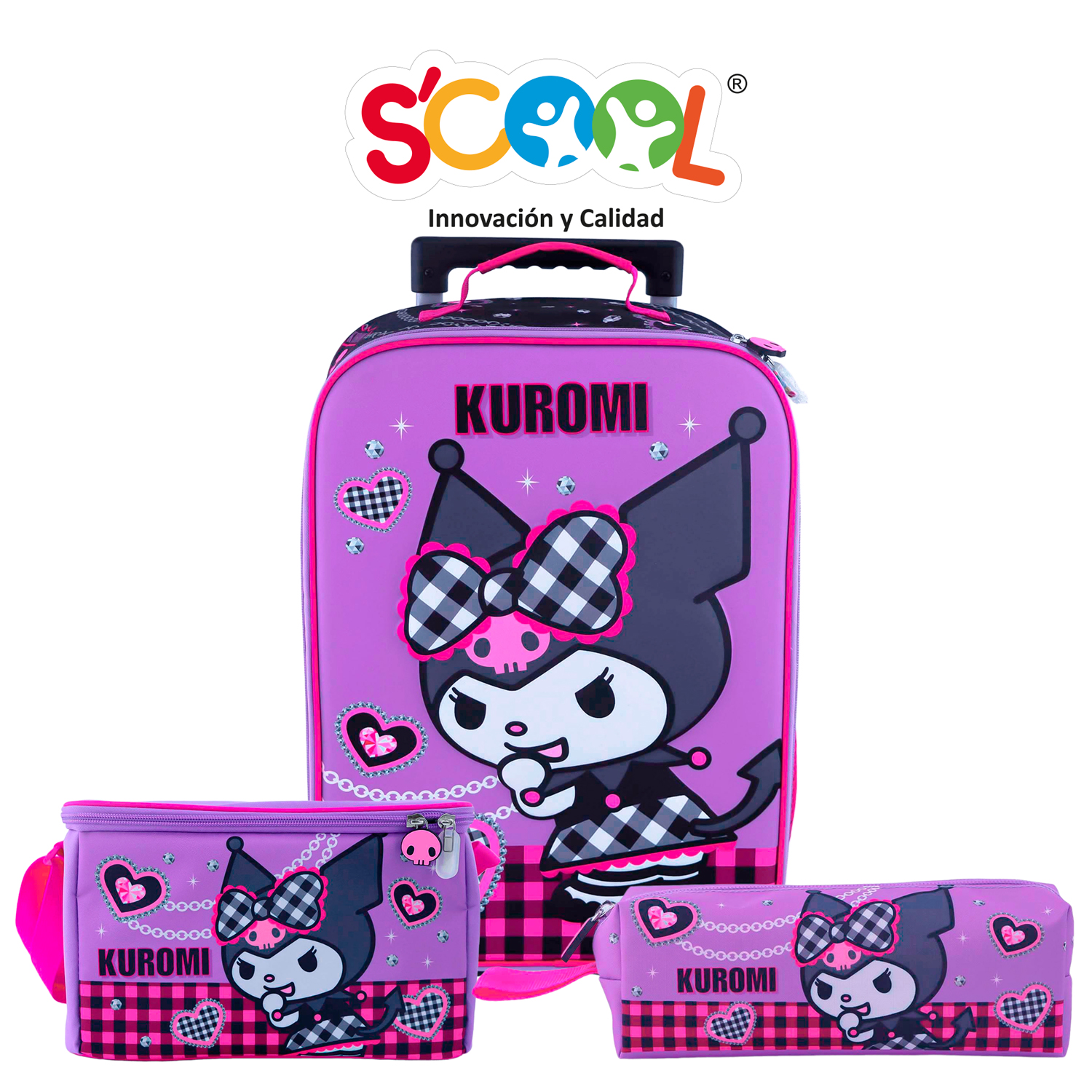 SET MALETA GDE EVA 3D KUROMI
