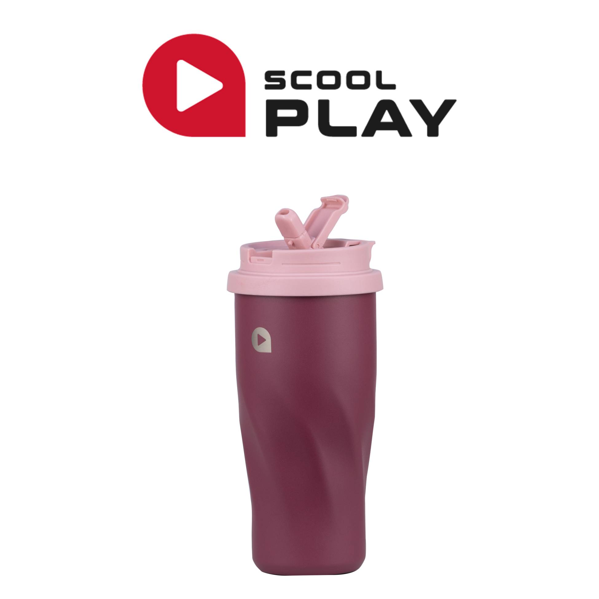 26 PLAY AQUA MUG SS 500ML DOBLE TOMA RASPBERRY - Imagen 3