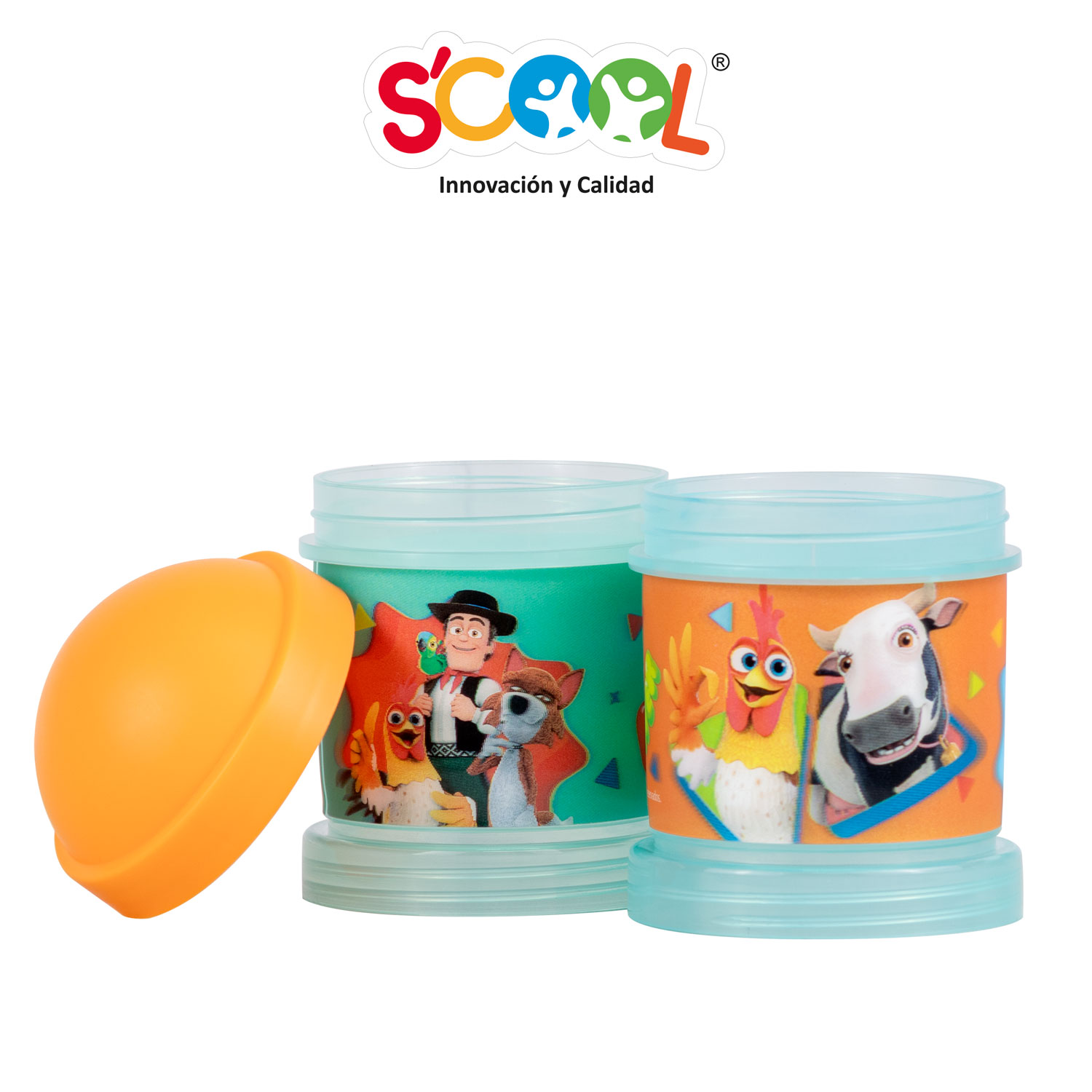 SCOOL INFANT PORTA SNACK ROSCA 220ML GRANJA DE ZENÓN - Imagen 2