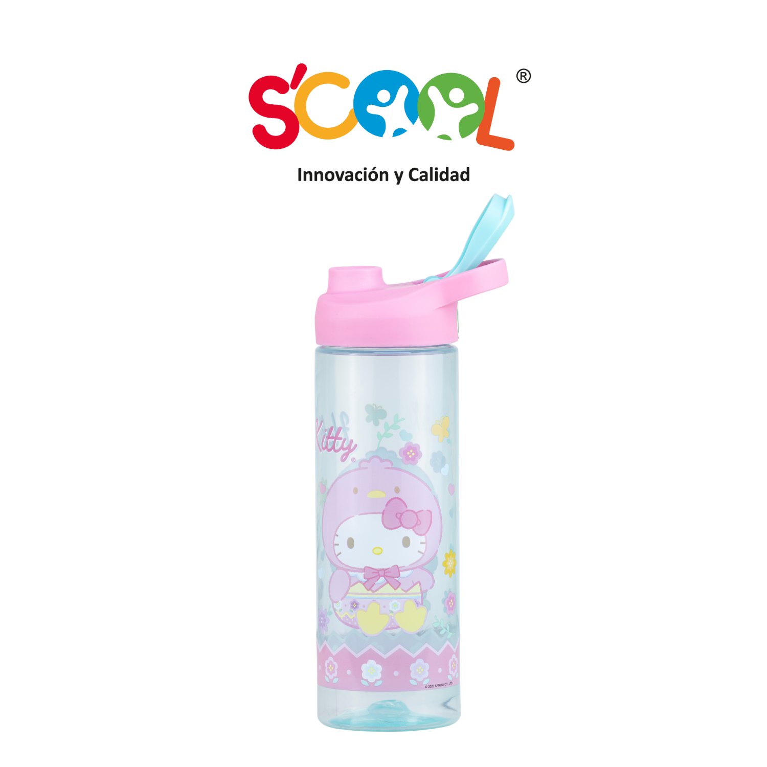 SCOOL INV BOTELLA SIN CAÑA 560ML HELLO KITTY - Imagen 2