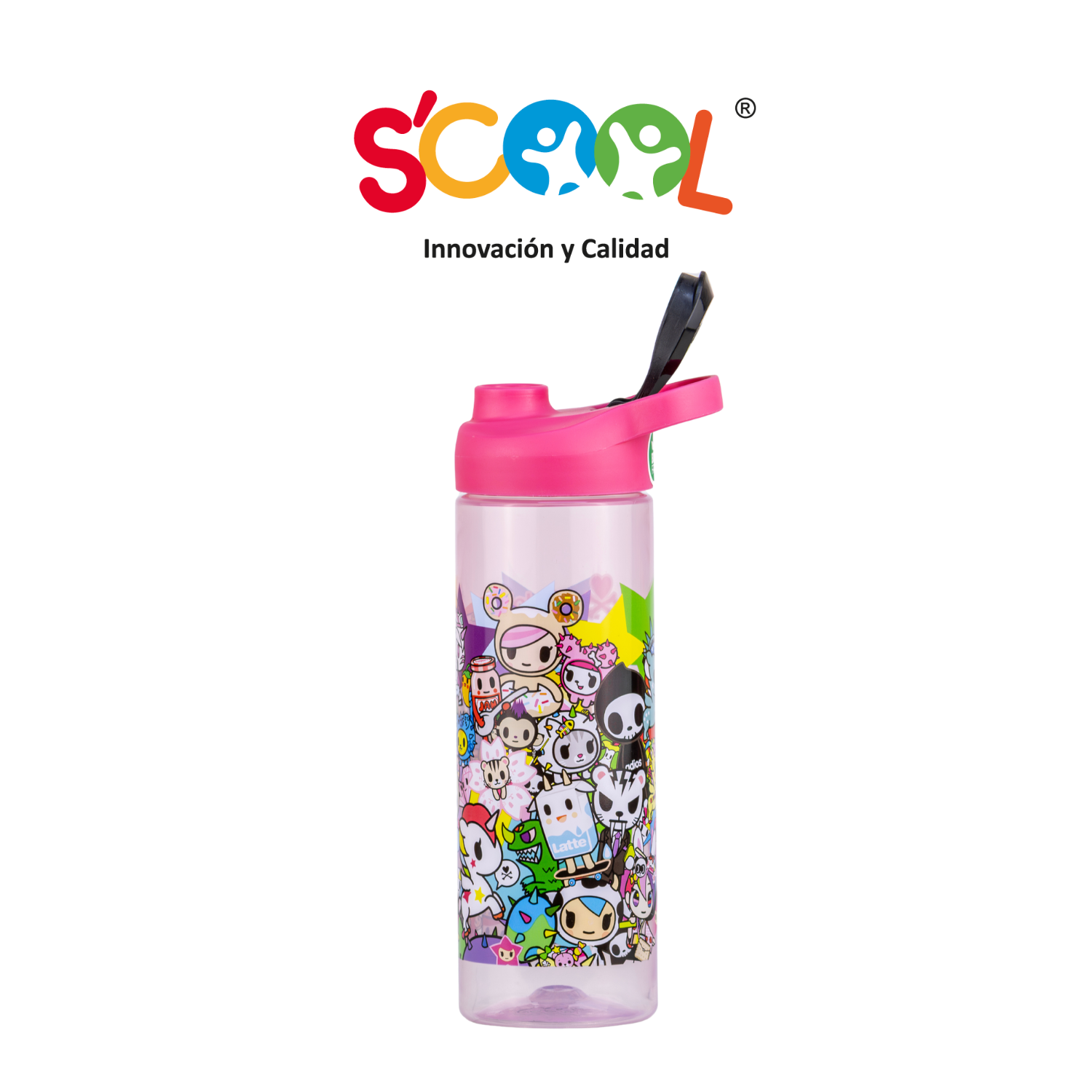 SCOOL INV BOTELLA SIN CAÑA 560ML TOKIDOKI - Imagen 2