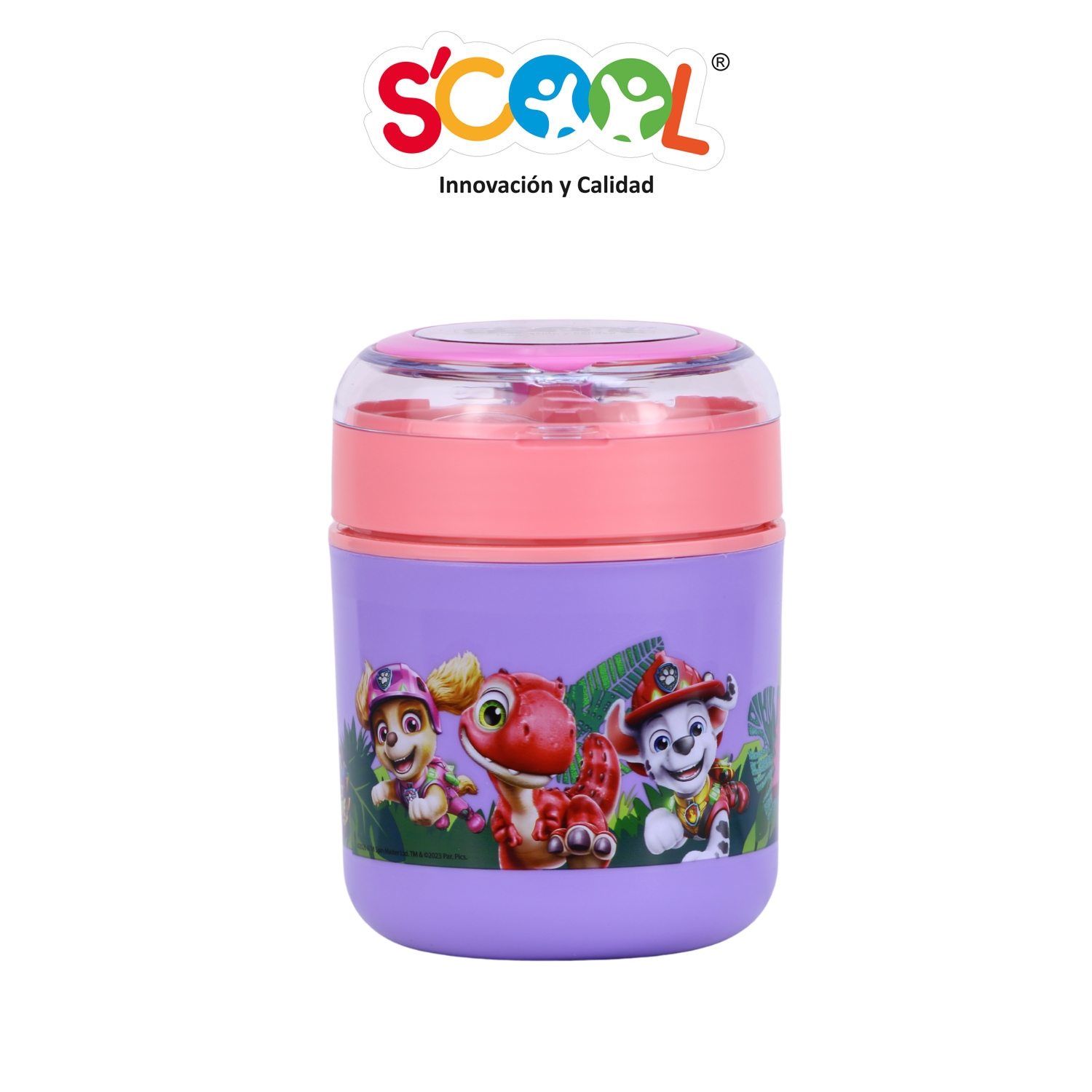 SCOOL TERMO PARA COMIDA SS/PP 530ML CON CUBIERTOS PAW PATROL