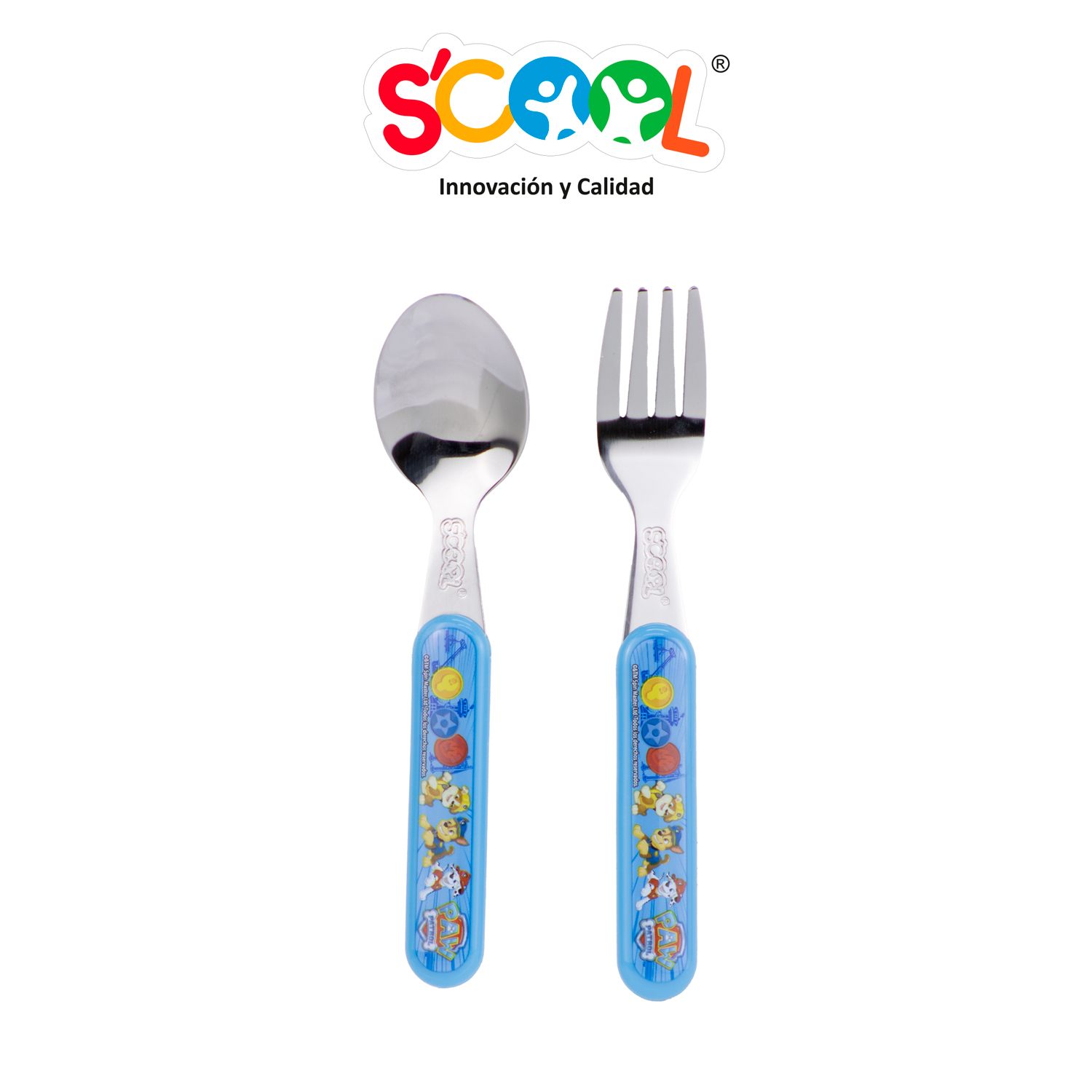 SCOOL INV SET CUBIERTOS S/S CON CAJA PAW PATROL H - Imagen 3
