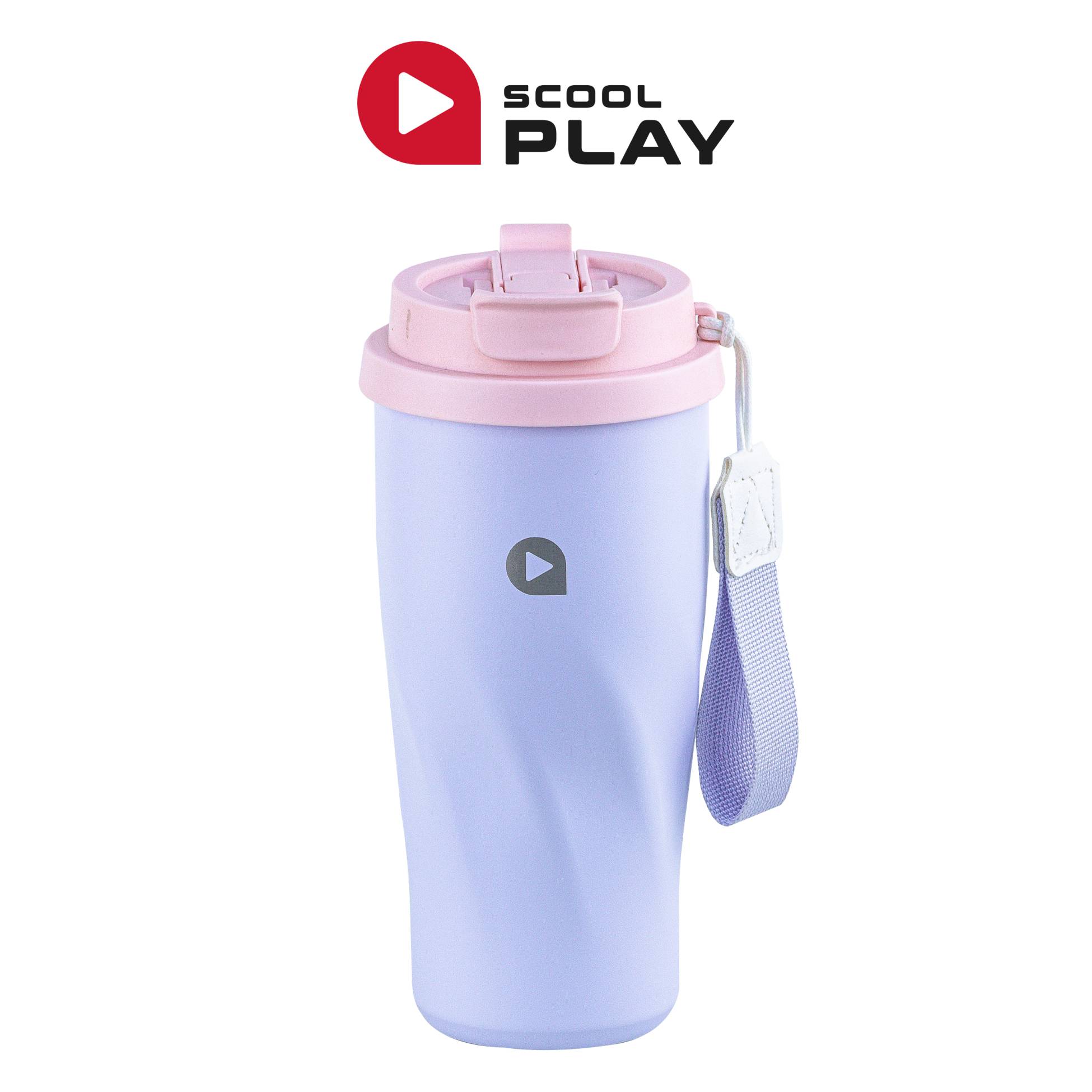 AQUA MUG SS DOBLE TOMA LAVANDER 500ML